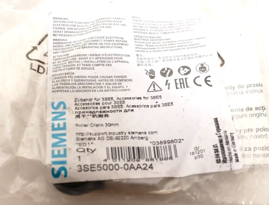 Produktfoto 1 von Siemens Zubehör für 3SE5 | 3SE5 000-0AA24 | E:01 | 3SE5000-0AA24
