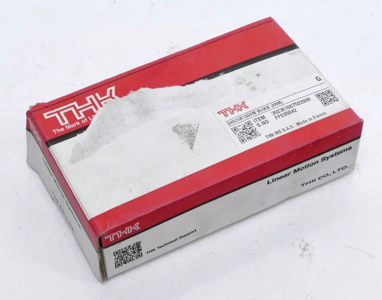 THK SHS25R1SSFM BLOCK (ARM)