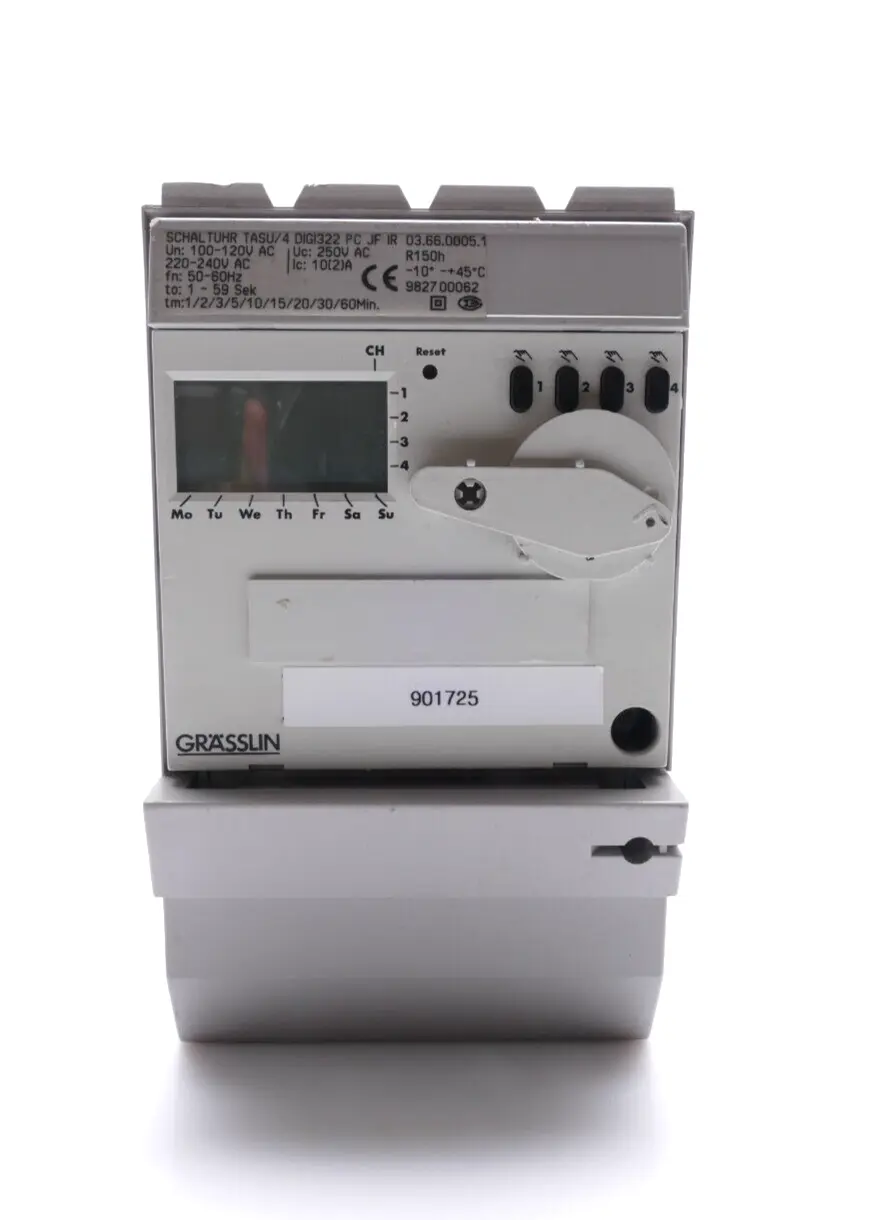 Produktfoto 1 von Grässlin Schaltuhr TASU/4 DIGI322 PC JF IR | 03.66.0005.1