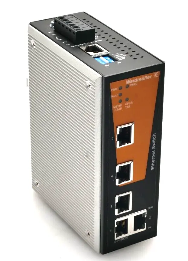 Produktfoto 1 von Weidmüller Ethernet Switch IE-SW-VL05M-5TX | Rev. 2.0.0 | 1504280000