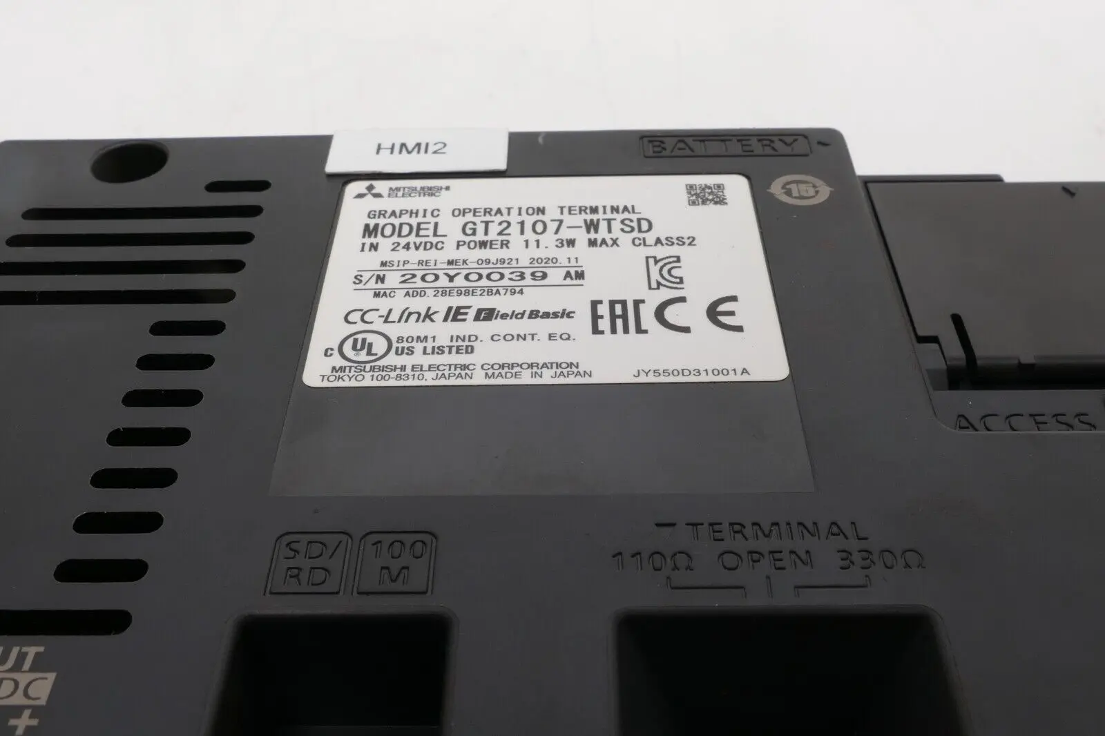 Produktfoto 1 von Mitsubishi Electric GOT2000 Graphic Operation Terminal | GT2107-WTSD
