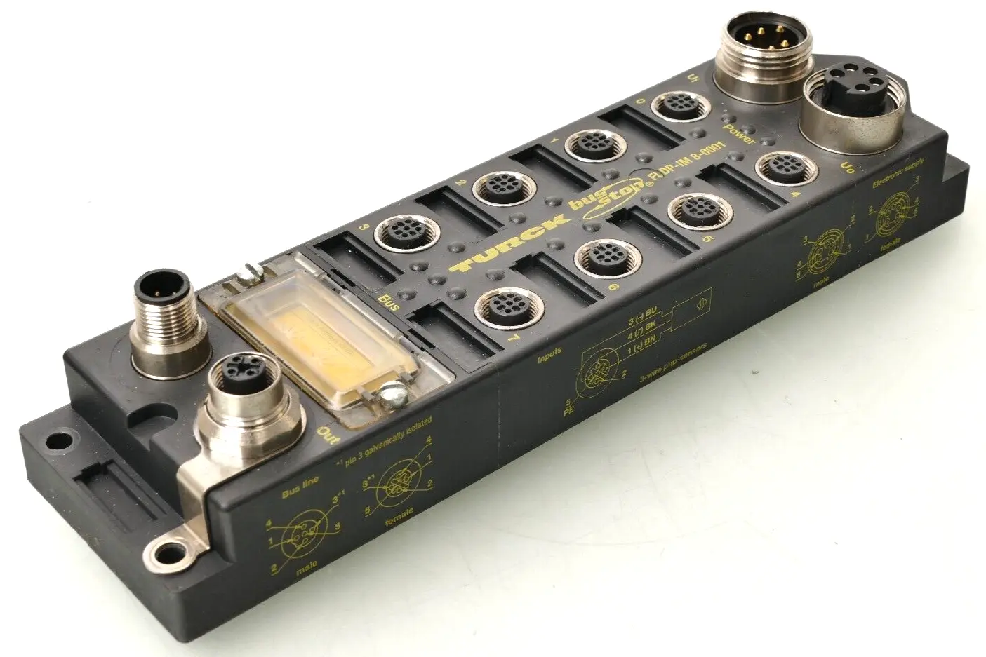 Produktfoto 1 von Turck busstop Kompaktes Feldbus-I/O-Modul FLDP-IM 8-0001