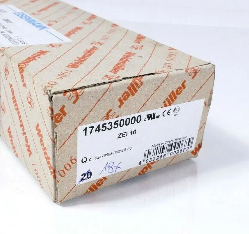Produktfoto 1 von 18x Weidmüller Durchgangsreihenklemme 16qmm ZEI 16 | 1745350000