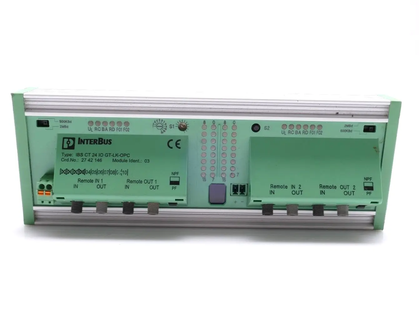 Produktfoto 1 von Phoenix Contact InterBus Koppelmodul IBS CT 24 IO GT-LK-OPC | E:03 | 2742146