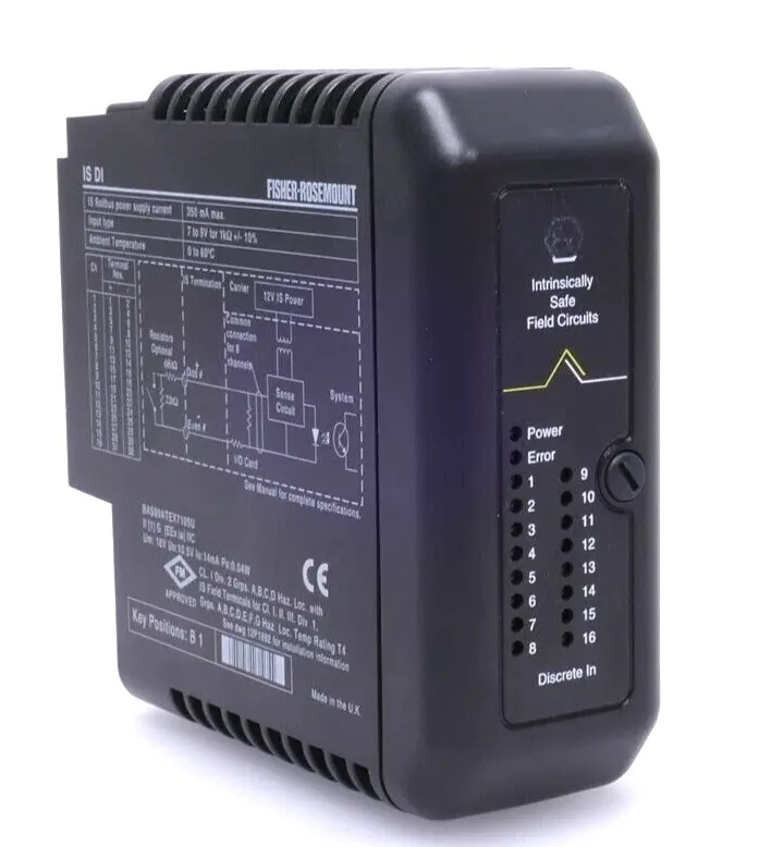 Produktfoto 1 von Emerson Fisher-Rosemount IS DI Input Module | Rev. E | KJ3101X1-BB1