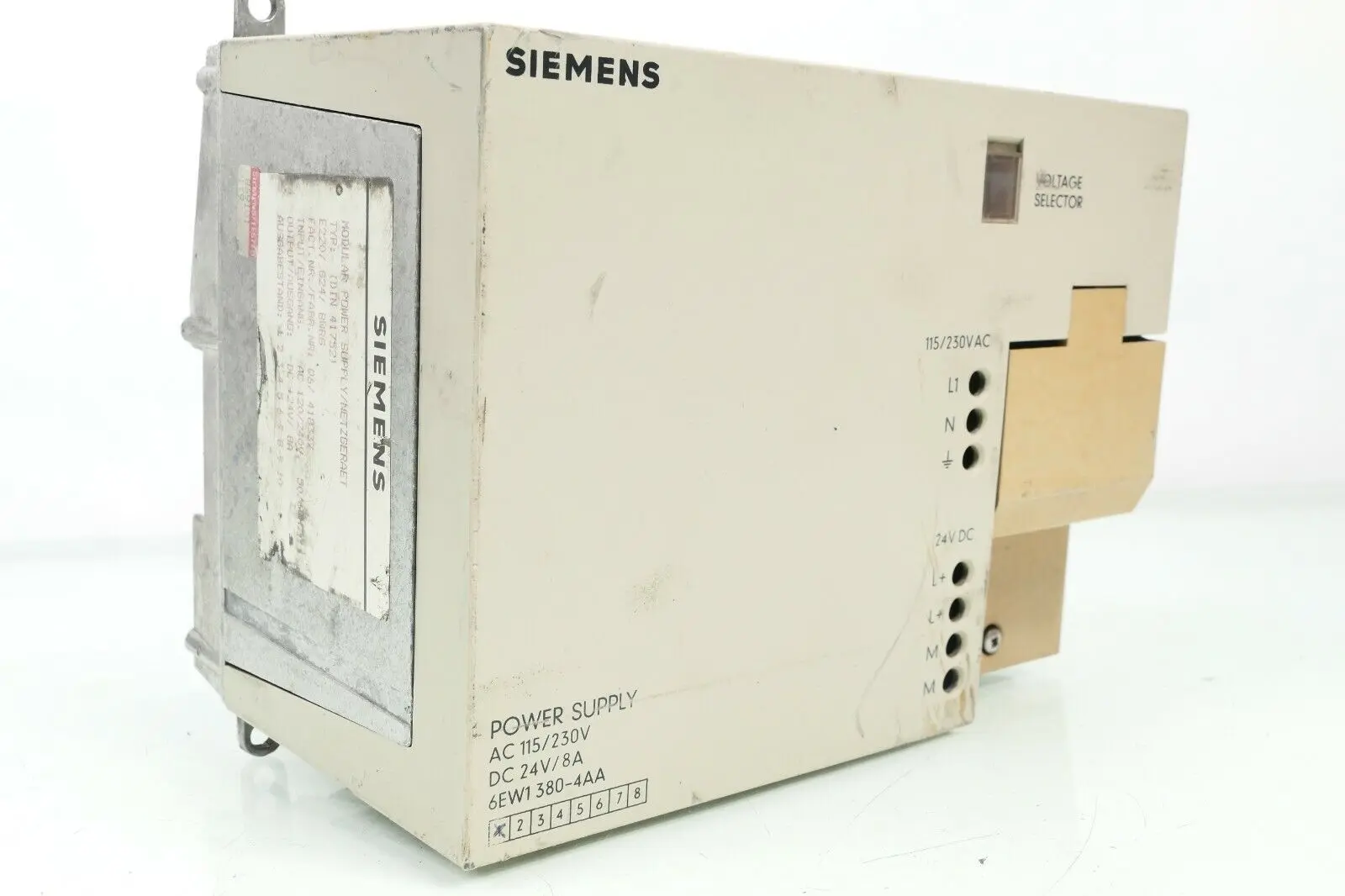 Produktfoto 1 von Siemens Simatic Power Supply 6EW1380-4AA | 6EW1 380-4AA