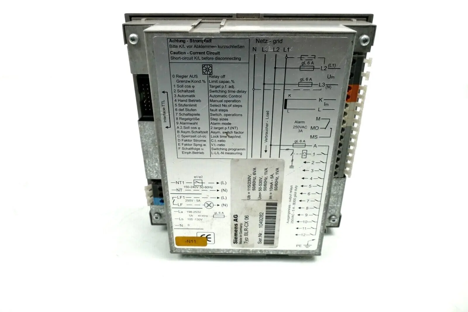 Produktfoto 1 von Siemens Blindleistungsregler | BLR-CX 06