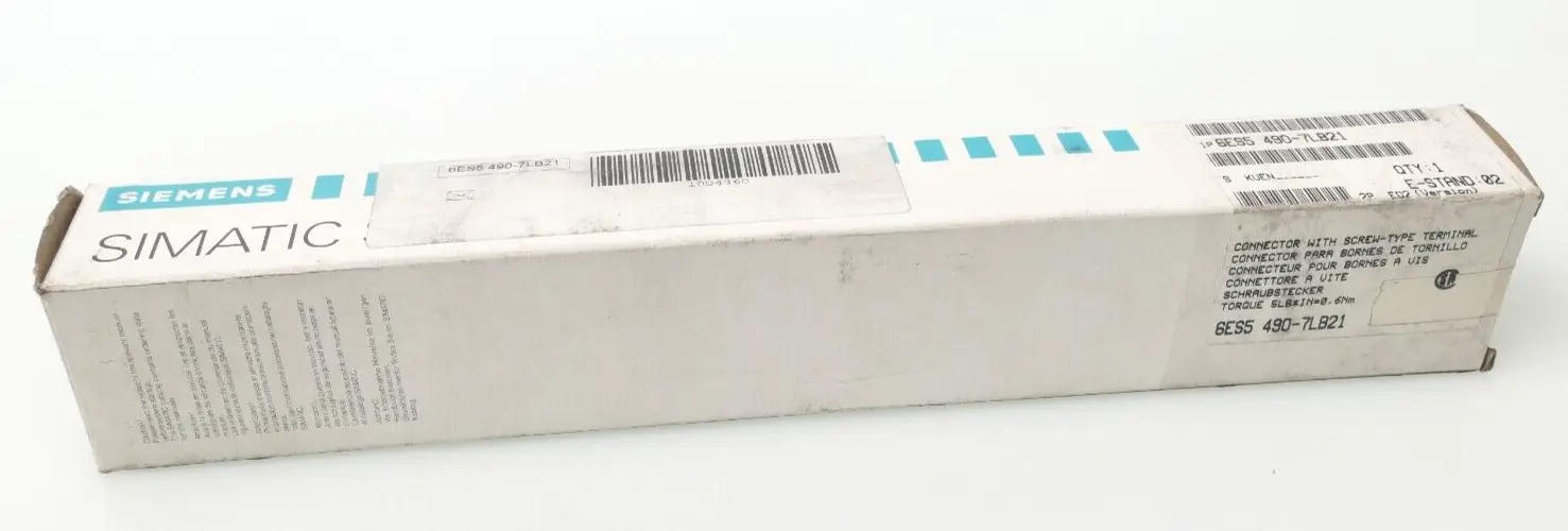 Produktfoto 1 von Siemens SIMATIC S5 Frontstecker 6ES5 490-7LB21 | E:02 | 6ES5490-7LB21