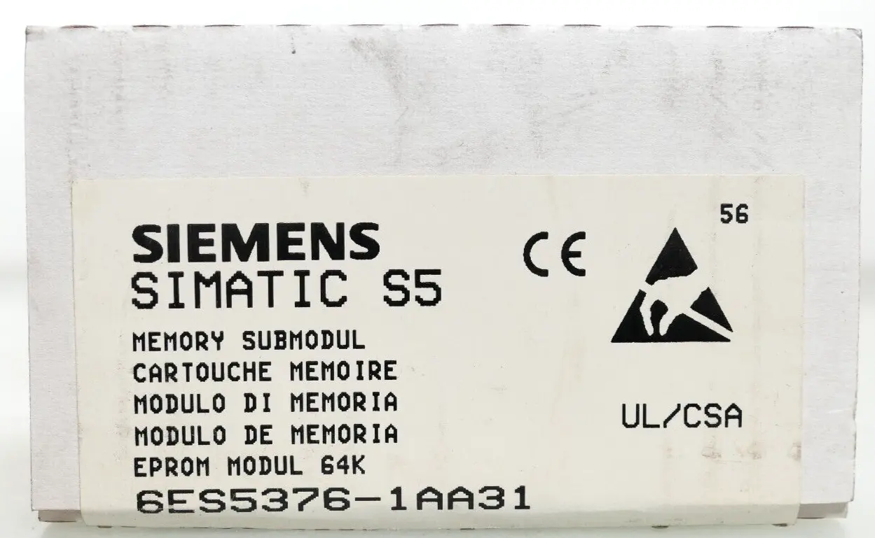 Produktfoto 1 von Siemens SIMATIC S5 EPROM Modul 64K | 6ES5 376-1AA31 | E:01 | 6ES5376-1AA31