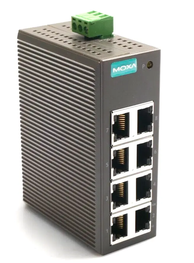 Produktfoto 1 von Moxa 8-port entry-level unmanaged Ethernet Switch | Rev. 2.0.0 | EDS-208