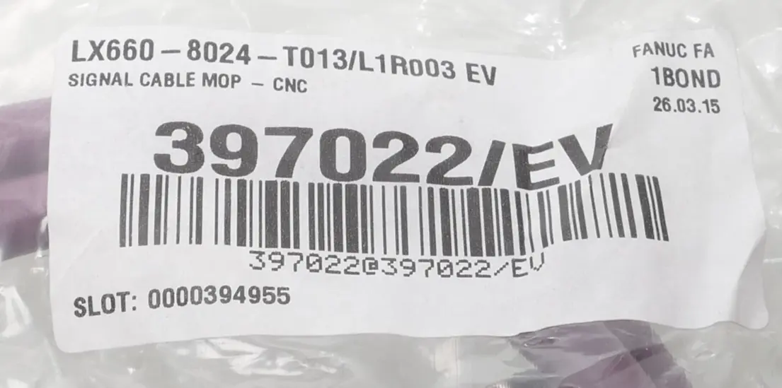 Produktfoto 1 von Fanuc Signal Cable MOP-CNC | LX660-8024-T013/L1R003 EV