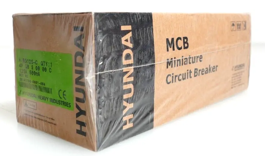 Produktfoto 1 von Hyundai HiRD125-C Miniature Circuit Breaker 4P G8 S 00 00 C | 125A 500mA