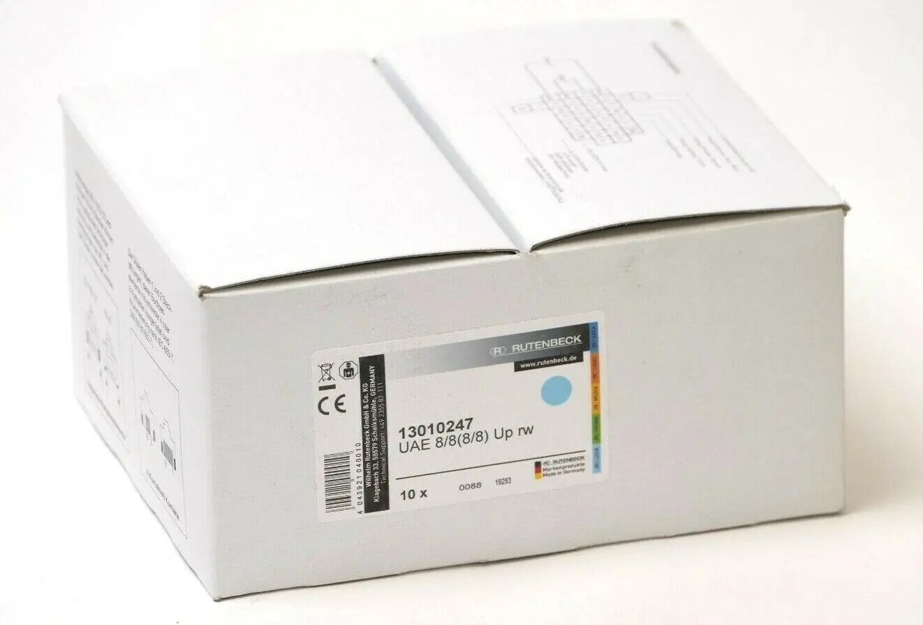 Produktfoto 1 von 10x Rutenbeck ISDN Universal-Anschlusseinheit UAE 8/8(8/8) Up rw | 13010247