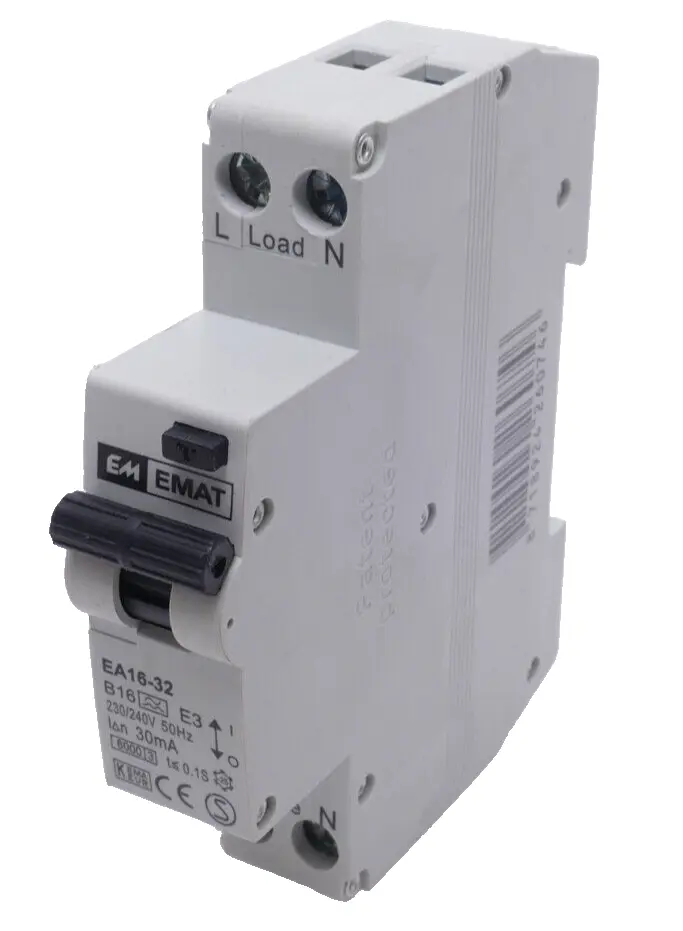 Produktfoto 1 von EM EMAT Fehlerstrom-Schutzschalter | EA16-32 | B16