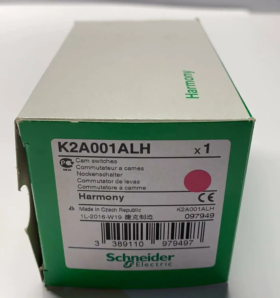 Produktfoto 1 von Schneider Electric Harmony Nockenschalter K2A001ALH | 097949