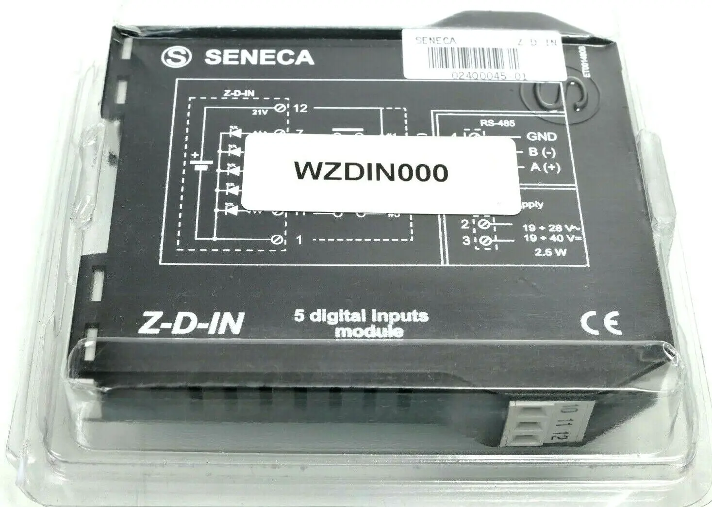 Produktfoto 1 von Seneca 5 Digital Inputs Module | Z-D-IN 5