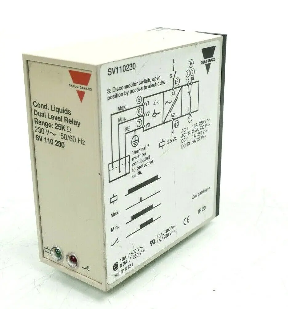 Produktfoto 1 von Carlo Gavazzi SV110230 | Dual Level Relay