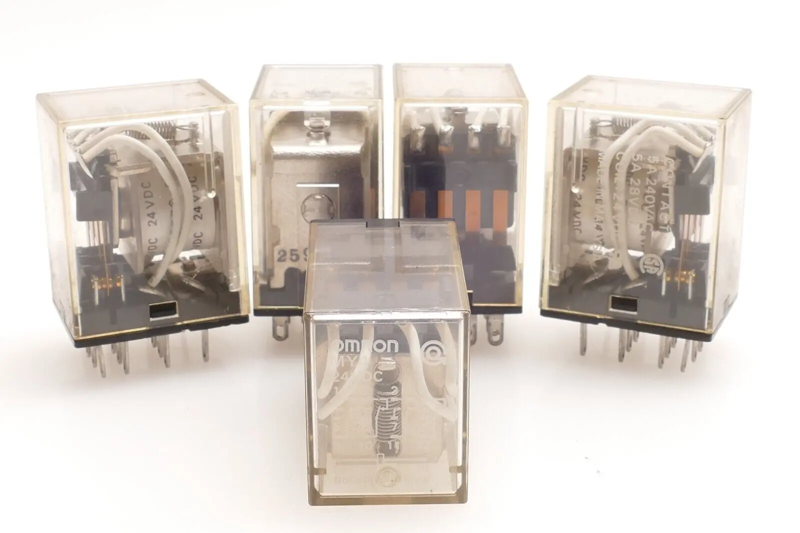 Produktfoto 1 von 5x Omron Steckrelais 24VDC | MY4