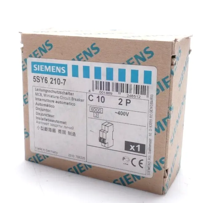 Produktfoto 1 von Siemens MCB Leitungsschutzschalter 5SY6 210-7 | C10 | 5SY6210-7