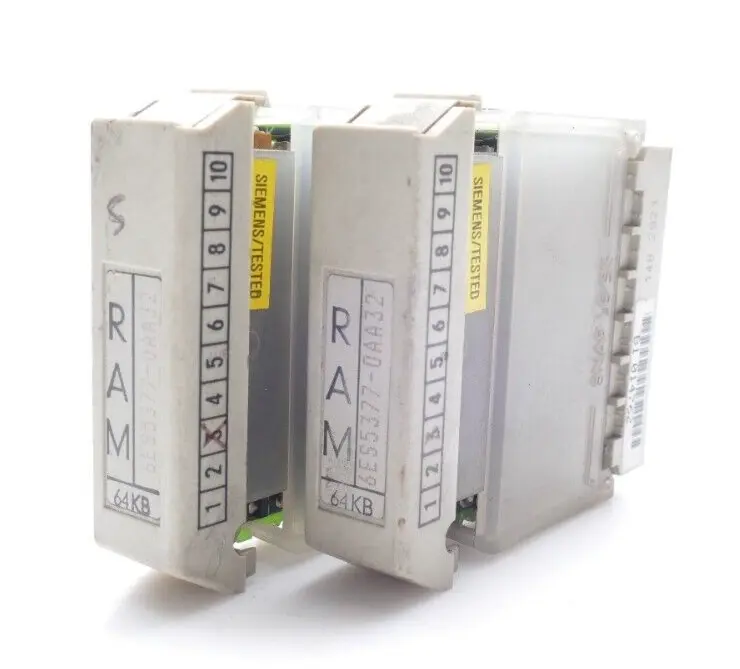 Produktfoto 1 von 2x Siemens Simatic S5 RAM 64KB | 6ES5 377-0AA32 | E:03 | 6ES5377-0AA32