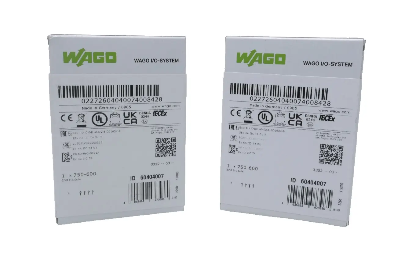 Produktfoto 1 von 2x WAGO Endmodul | 750-600/025-000