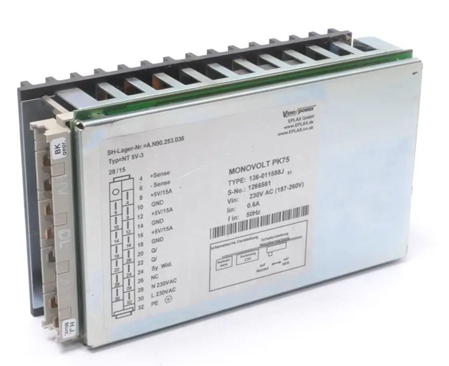 Produktfoto 1 von Vero Power MONOVOLT PK75 Netzteil | 136-011588J