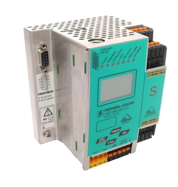 Produktfoto 1 von Pepperl + Fuchs VBG-PB-K30-D-S AC-Interface Sicherheitsmonitor | V:4.1 | 202305
