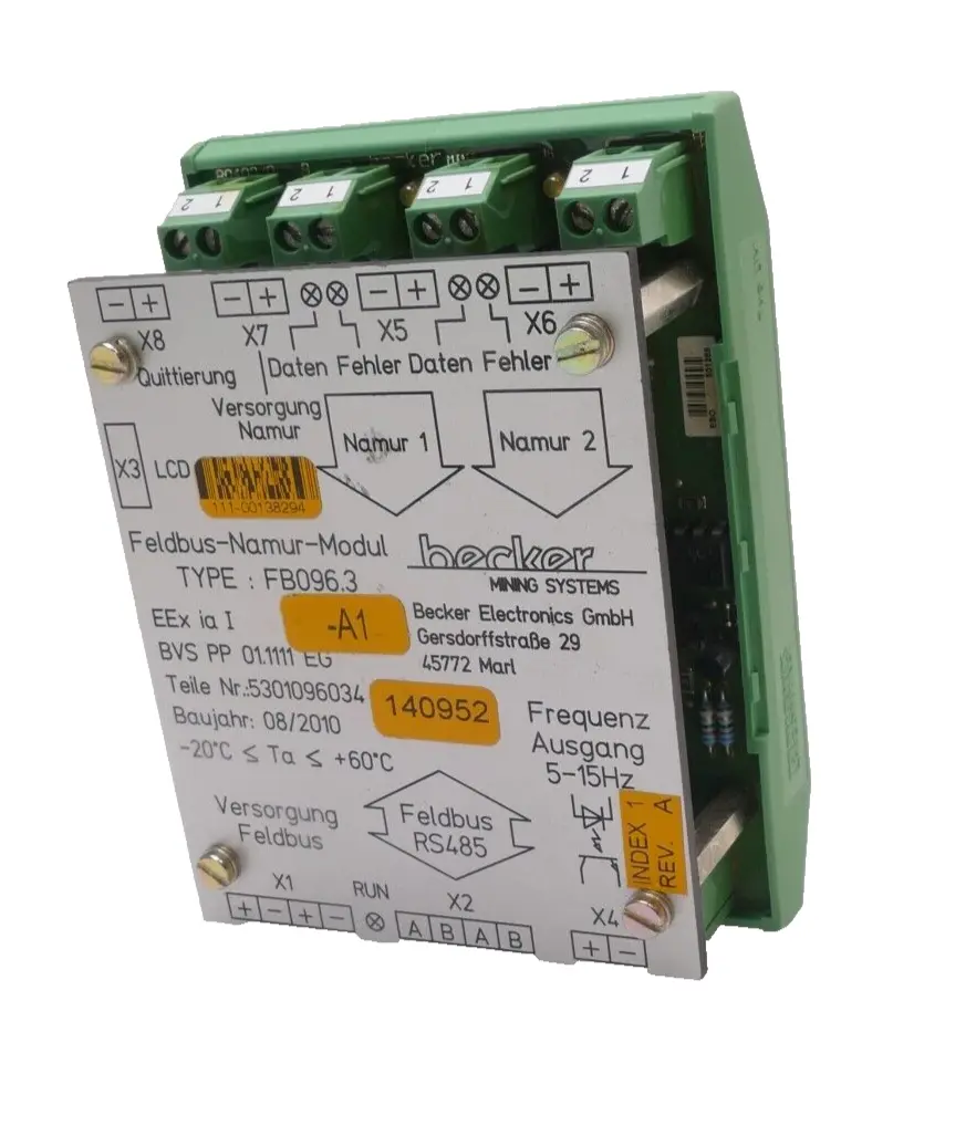 Produktfoto 1 von Phoenix Control / Becker FB096.3 Feldbus-Namur Modul  | Typ: UM | 5301096034