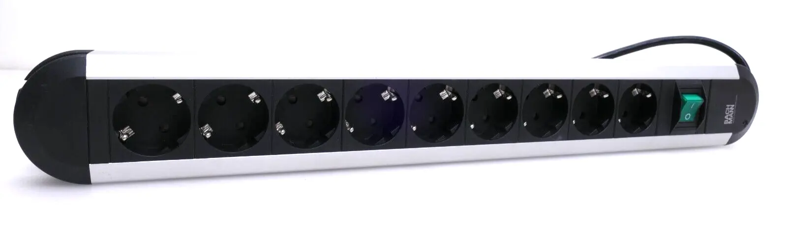 Produktfoto 1 von Bachmann Primo Alu Steckdosenleiste | H05VV-F 3G | 2,0m | 330.072 | 9-fach