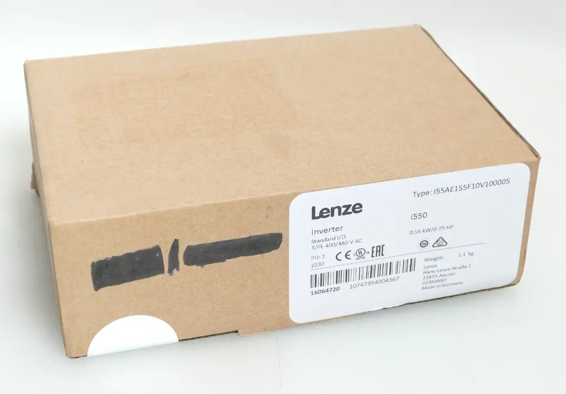 Produktfoto 1 von Lenze 16064720 Wandler i550 | 0.55 kW/0.75 HP | I55AE155F10V10000S
