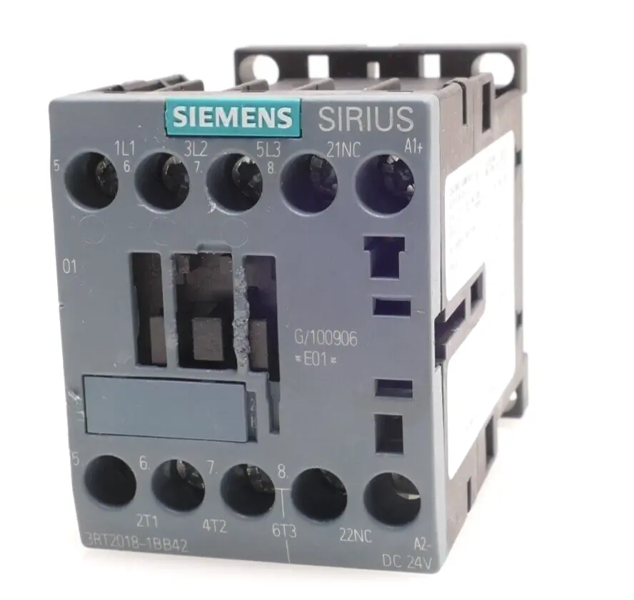 Produktfoto 1 von Siemens SIRIUS Leistungsschütz 3RT2 018-1BB42 | E:01 | 3RT2018-1BB42