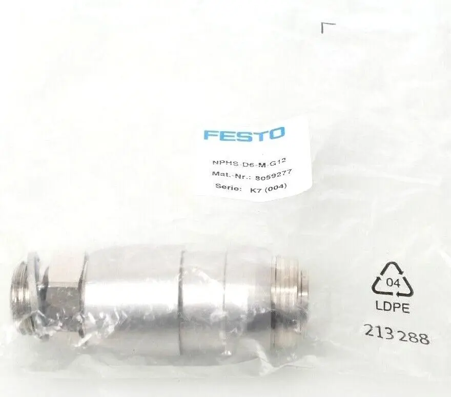 Produktfoto 1 von Festo Kupplungsdose NPHS-D6-M-G12 | 8059277