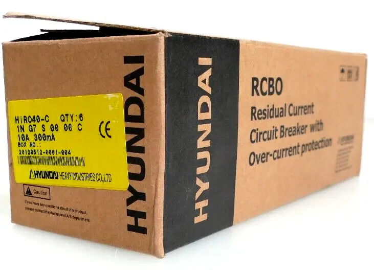 6x Hyundai HiRO40-C | Circuit Breaker 1N G7 S 00 00 C | 1NG7S0000C | 10A | 300mA