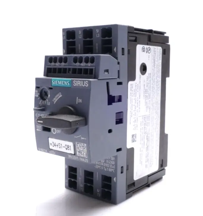 Produktfoto 1 von Siemens SIRIUS Leistungsschalter 3RV2 011-1HA20 | E:02 | 3RV2011-1HA20