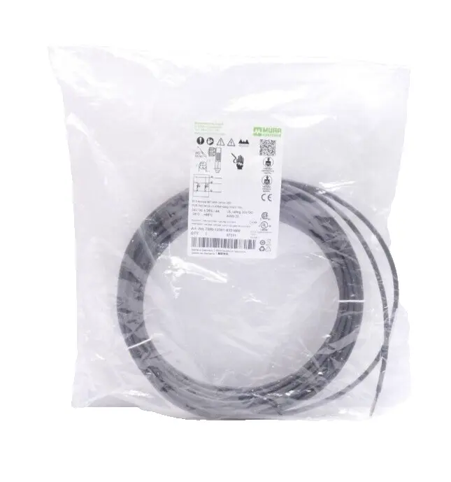 Produktfoto 1 von Murr Elekronik M12 Bu. 90° A-kod. freies Ltg-ende Kabel 10m | 7000-12381-6331000