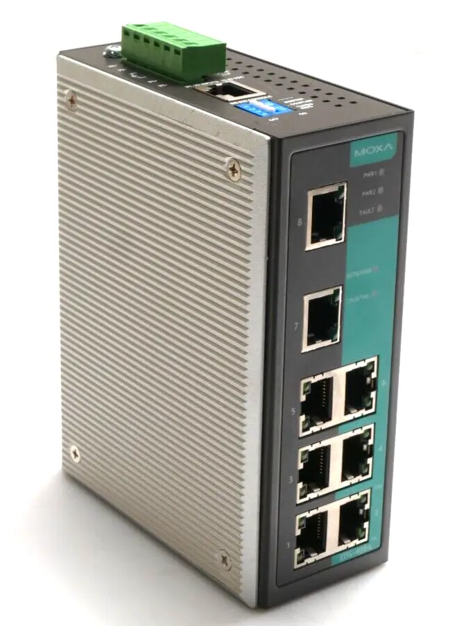 Produktfoto 1 von Moxa 8-port Ethernet Switch EDS-408A | Rev. 1.4.1 | 3093000000891