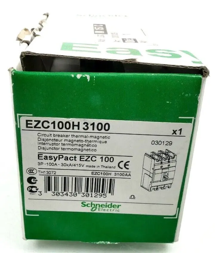Produktfoto 1 von Schneider Electric EasyPact EZC 100 Leistungsschalter EZC100H3100 | 030129