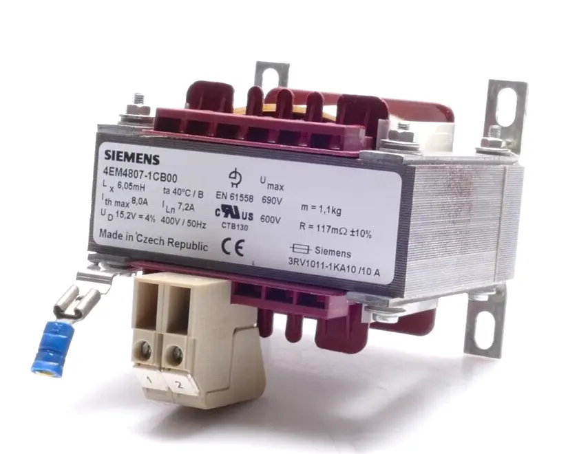 Produktfoto 1 von Siemens Kommutierungsdrossel 4EM4 807-1CB00 | 4EM4807-1CB00