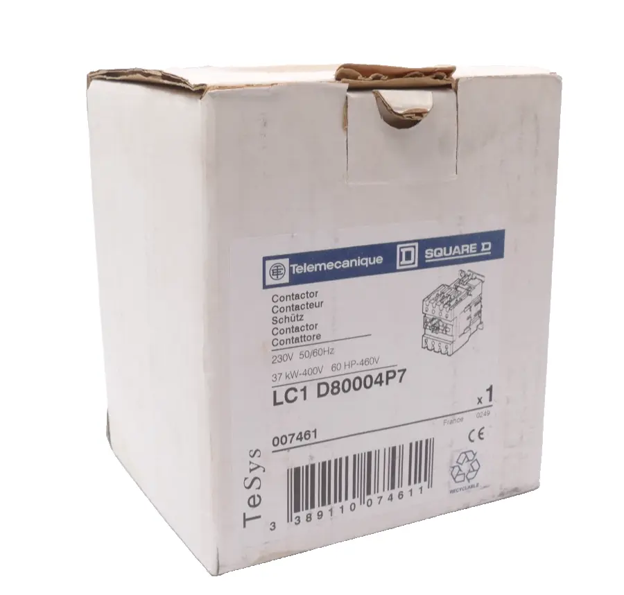 Produktfoto 1 von Telemecanique LC1 D80004P7 Leistungsschütz LC1D80004P7 | 007461