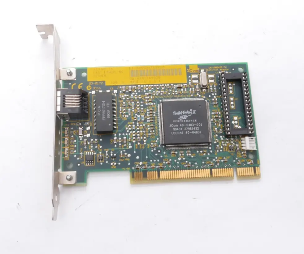 Produktfoto 1 von 3Com Ethernet / LAN Card PCI 32 Bit 3C980-TX | Rev. A00 | 12661-9B3-06B2
