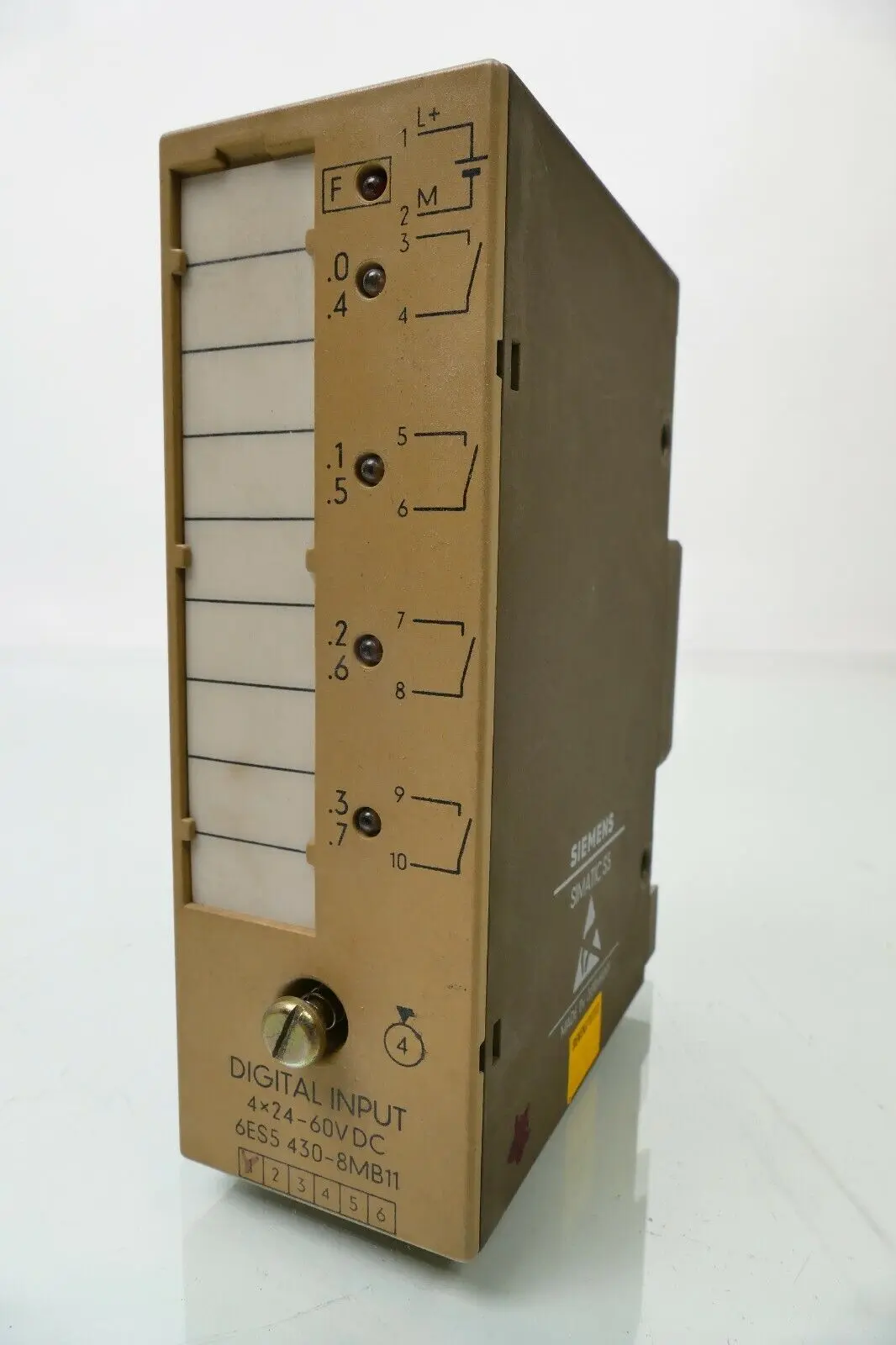 Produktfoto 1 von 2x Siemens Digitales Eingabemodul 6ES5 430-8MB11 | E:01 | 6ES5430-8MB11
