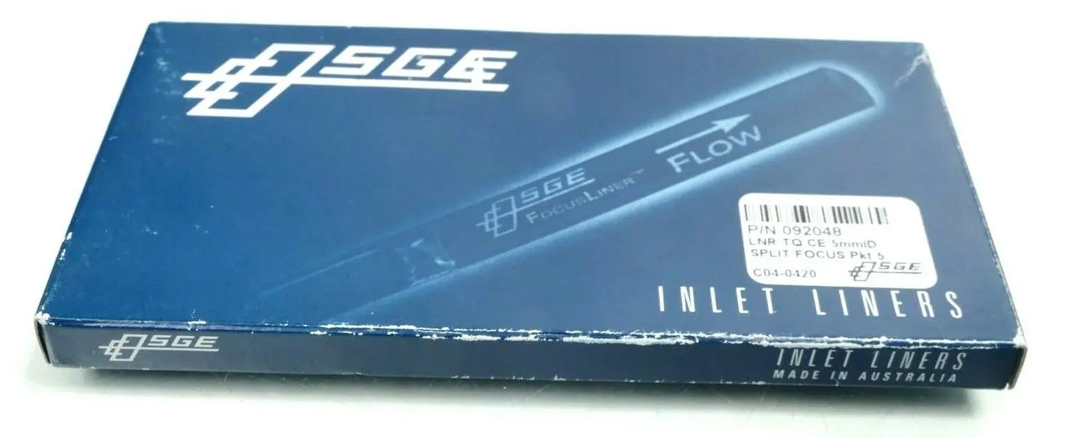 Produktfoto 1 von 5x Thermo Fisher Scientific 092048 Inlet Liners LNR TQ CE 5mmID SPLIT FOCUS