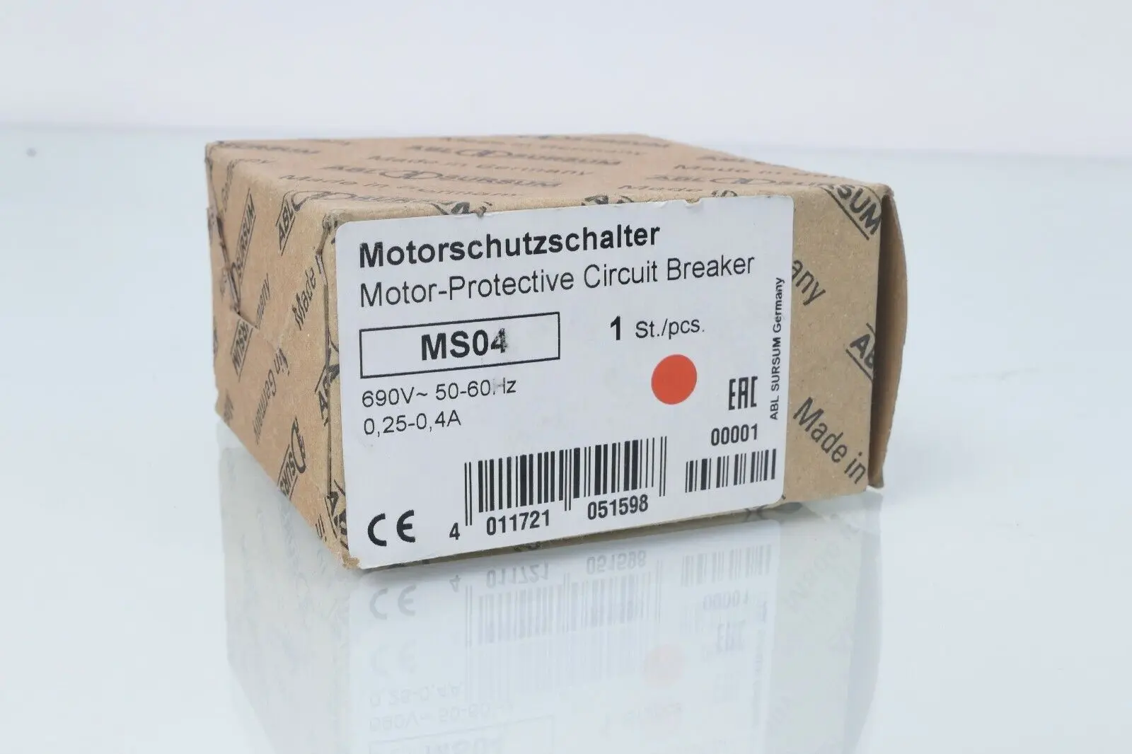 Produktfoto 1 von ABL Sursum Motorschutzschalter 0,25-0,4A | MS04