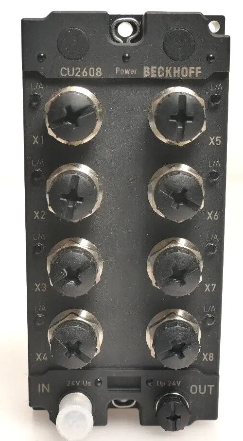 Produktfoto 1 von Beckhoff Infrastruktur 8-Port-Switch Ethernet | CU2608