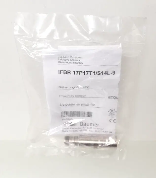 Produktfoto 1 von Baumer Induktiver Sensor | IBFR 17P17T1/S14L-9