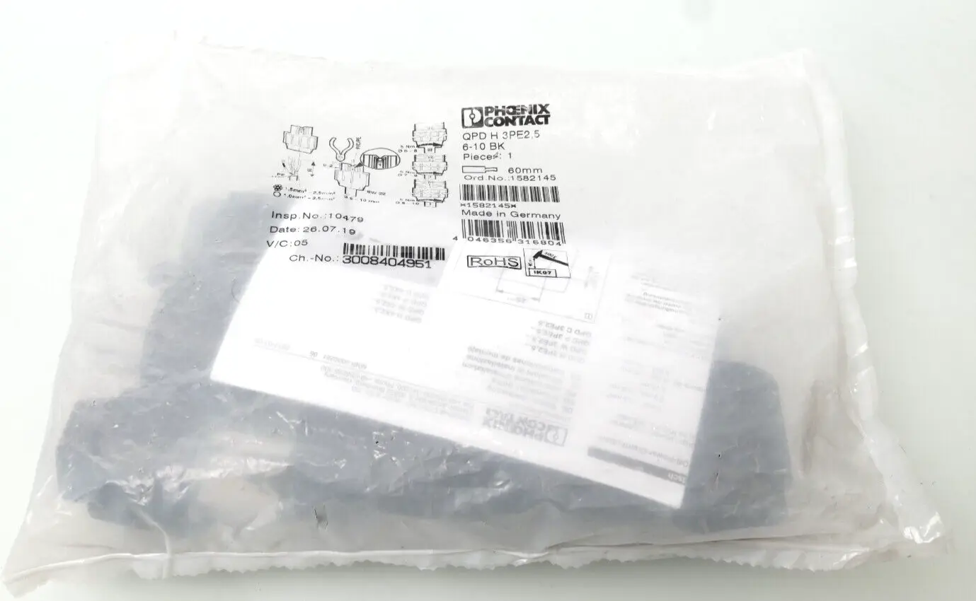 Produktfoto 1 von Phoenix Contact H-Verteiler 15 82 14 5 | QPD H 3PE2,5 6-10 BK | 1582145