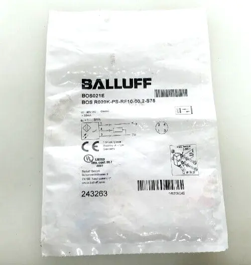 Produktfoto 1 von Balluff Lichttaster BOSR020K-PS-RF10-00,2-S75 | BOS021E