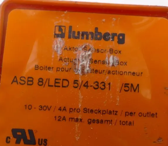 Produktfoto 1 von Lumberg Sensor-Box | ASB8/LED5/4-331/5M