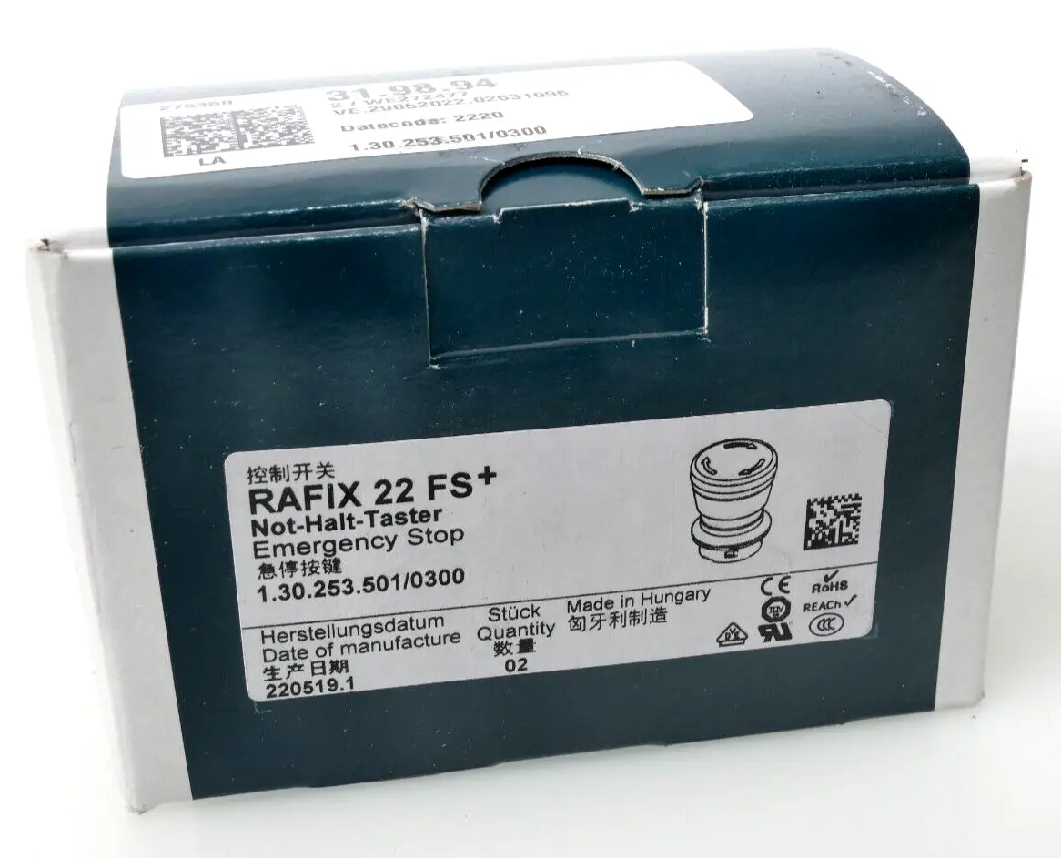 Produktfoto 1 von RAFIX 22 FS+ Not-Halt-Taster 1.30.253.501/0300