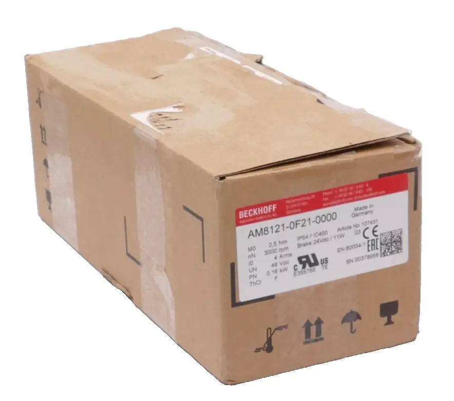 Produktfoto 1 von Beckhoff Servomotor 0,5 Nm | AM8121-0F21-0000